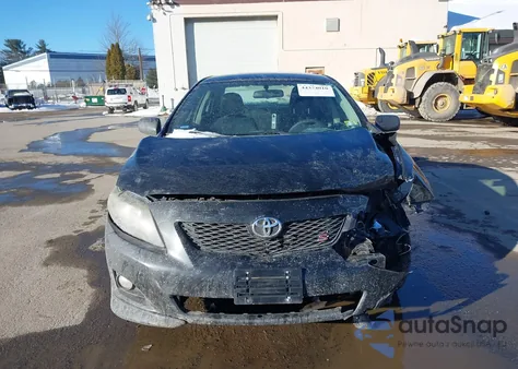 2010 Toyota Corolla S z USA, uszkodzony, nr VIN 2T1BU4EE0AC469654